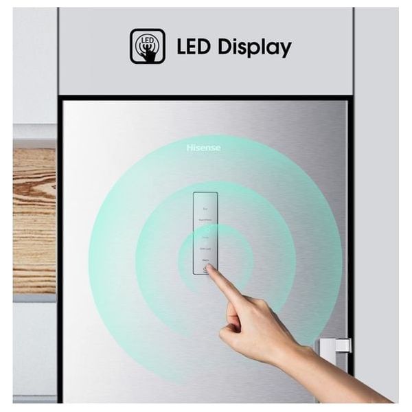  مجمدة عامودية هايسنس - 13 قدم - FV356N4ASU - ستانلس ستيل 