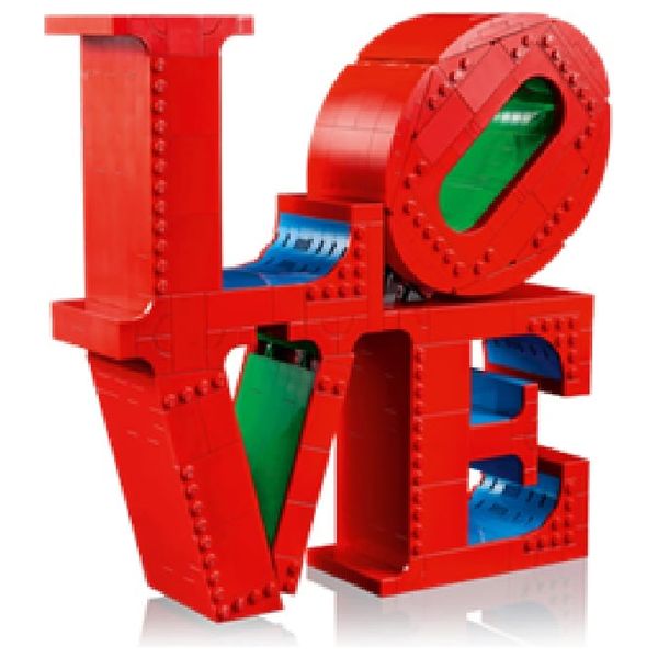  Lego Love - Building Set - Red 