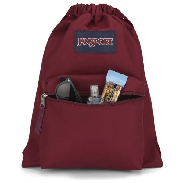  Jansport Draw Sack Backpack - Red 