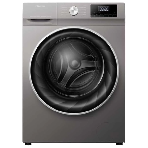  غسالة ومجففة هايسنس فتحة امامية - 10/6 كغم - 1400 دورة بالدقيقة - WDQY1014EVJMT - رمادي 