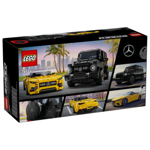 طقم بناء سبيد تشامبيونز من ليغو مع سيارات مرسيدس- أي ام جي G 63 - SL 63