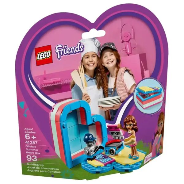  Lego Olivia's Summer Heart Box - Building Toy 