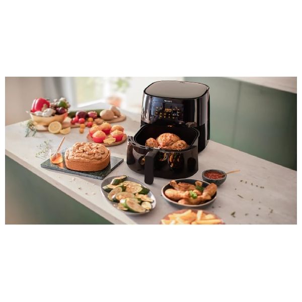 فيليبس HD9270/91 - قلاية هوائية - 6.2 لتر - أسود