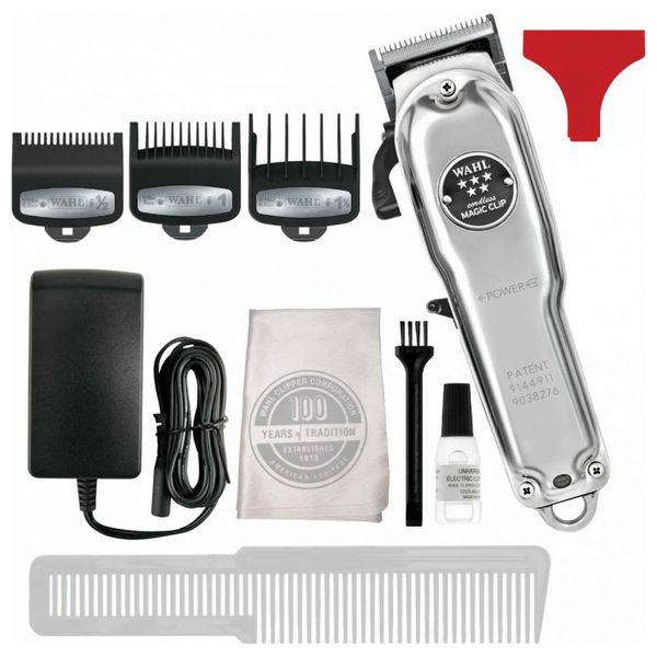 Wahl Professional Magic Clip Metal Edition Cordless Hair Clipper - Silver