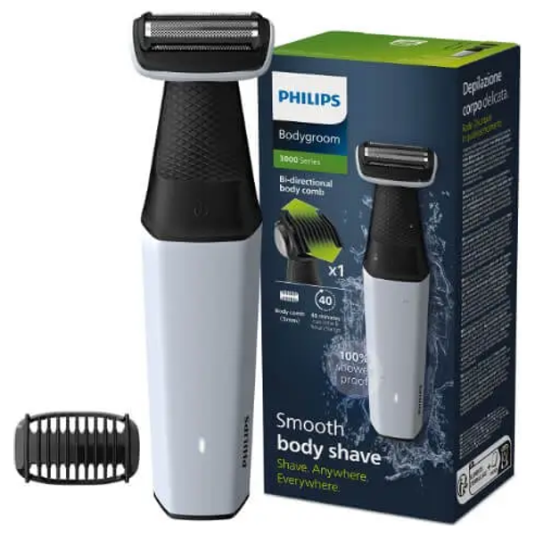 Philips Bodygroom Body Shaver - Waterproof - BG3007/01 - Black