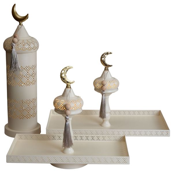  RiqaHome Ramadan Decor Set - Beige 