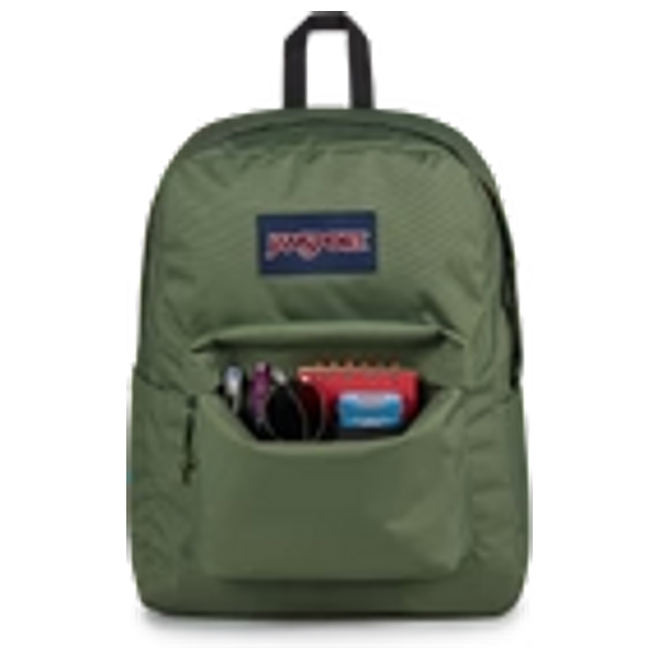  حقيبة ظهر جانسبورت - حتى 16 انج - قماش متين - سعة 26 لتر - أخضر 