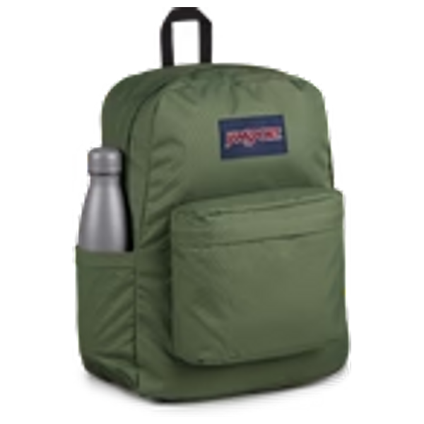  حقيبة ظهر جانسبورت - حتى 16 انج - قماش متين - سعة 26 لتر - أخضر 