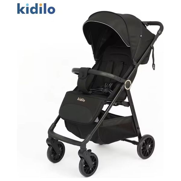  Kidilo C6F - Lightweight Travel Stroller - Black 