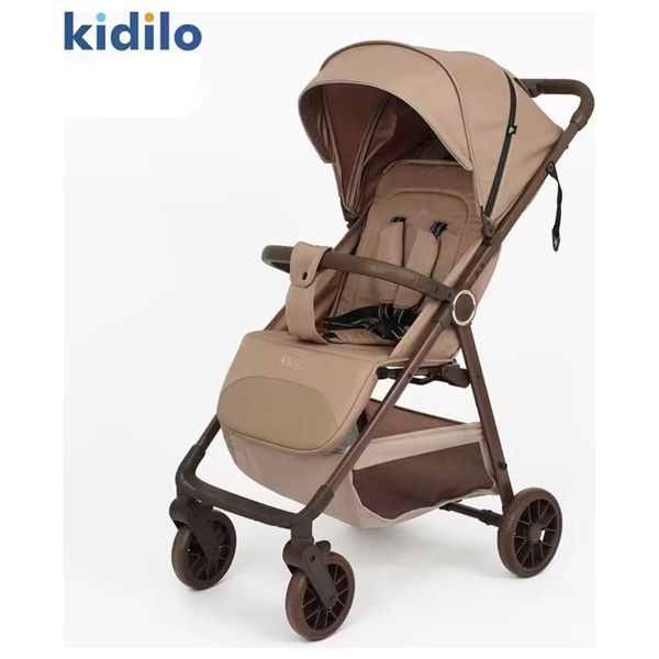  Kidilo C6F - Lightweight Travel Stroller - Coffee 