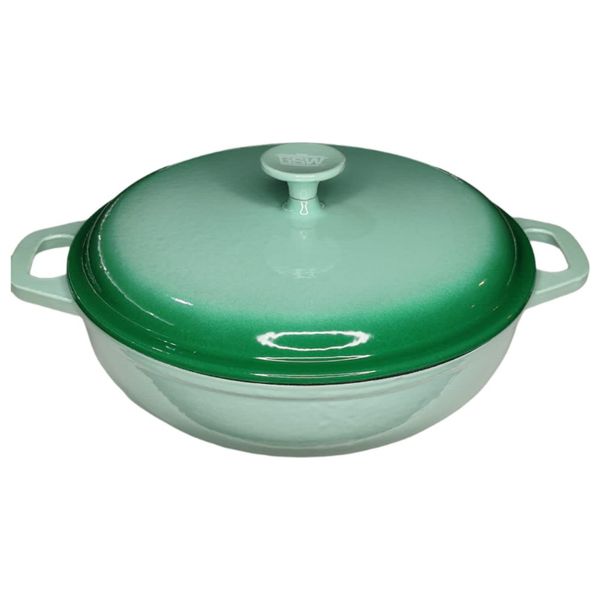  GSW - cast iron casserole dish - 30 cm - Light Green 