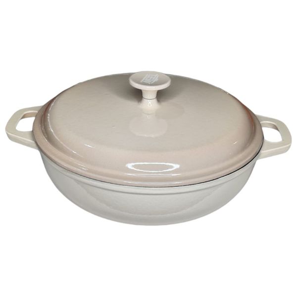 GSW - 30 cm - cast iron casserole - White 
