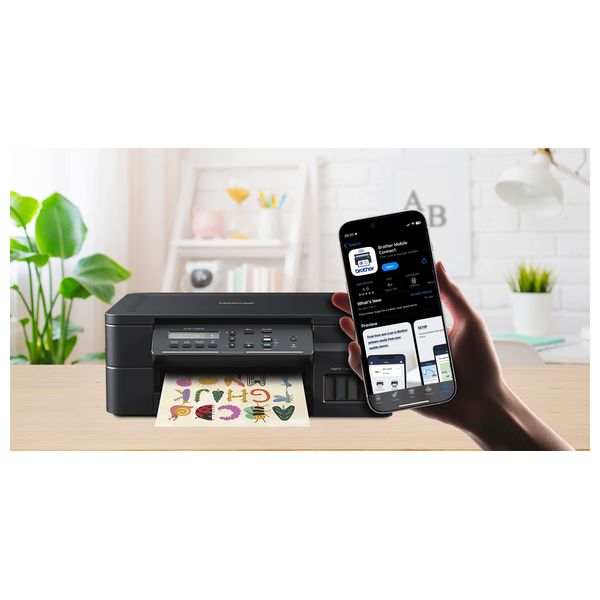  طابعة برذر نافثة للحبر الكل في واحد ملونة - DCP-T530DW - اسود 