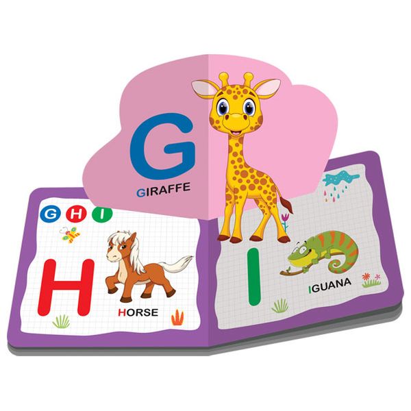 Dar Al-Buraq Alphabet Book 3D Pop-Up - Educational Pop-Up Book - 3-8 y
