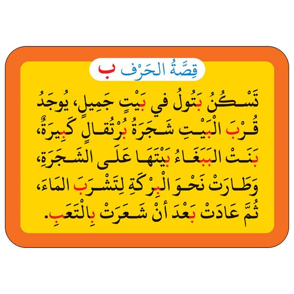  Dar Al-Buraq Alphabet Story Cards - Educational Flash Cards 