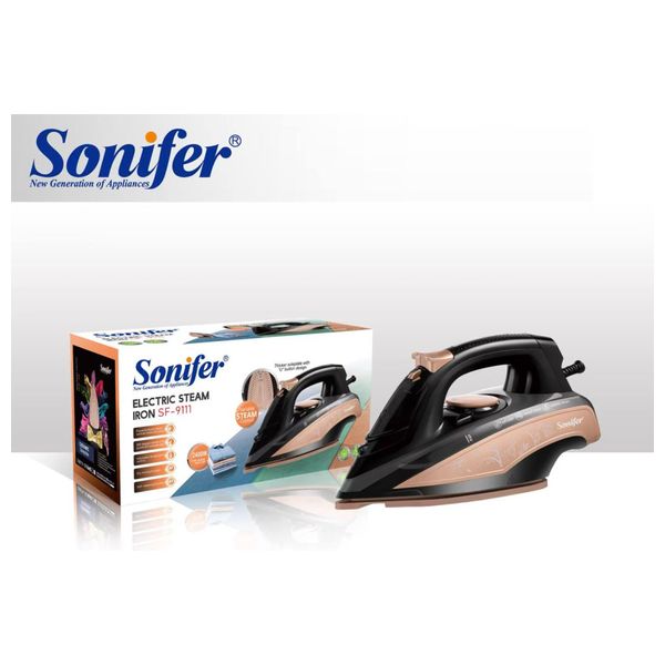 Sonifer SF-9111 - Steam Iron - 2400W - Black and Gold 