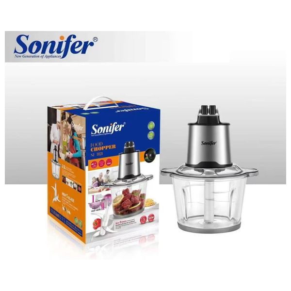  سونيفر محضرة طعام - 2.5 لتر - 500 واط - SF-8121 - سلفر 