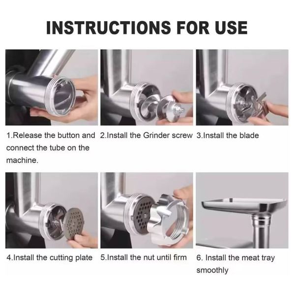  سونيفر مفرمة لحم - 3000 واط - SF-8022 - نيكل نحاسي 