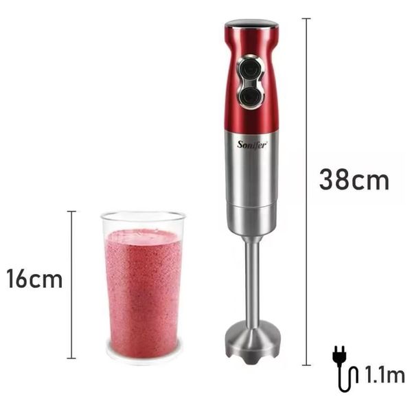  خلاط يدوي سونيفر - 1100 واط - SF-8054 - احمر 