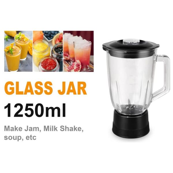  سونيفر خلاط وعصارة 4 في 1 - 800 واط - SF-5525 - أسود 