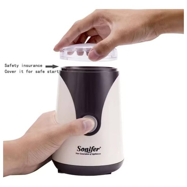  Sonifer SF-3519 - Coffee Grinder - 160W - White 