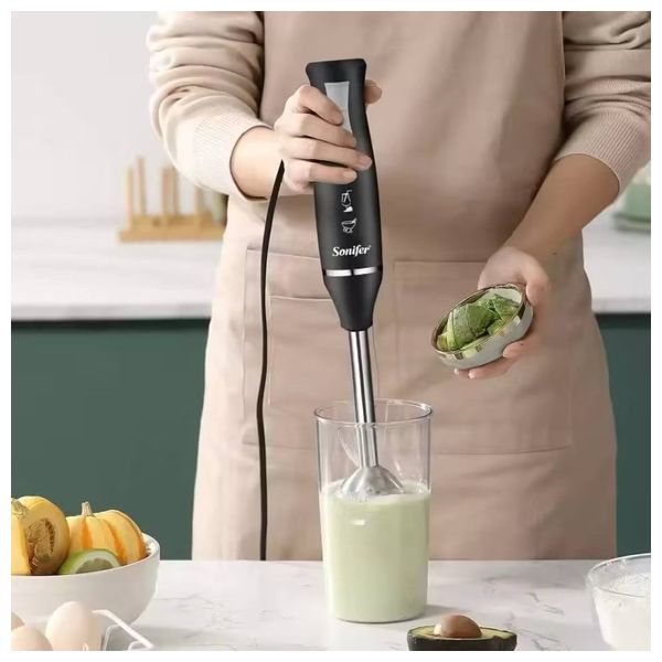  خلاط يدوي سونيفر كهربائي - 400 واط - 700 مل - SF-8026 - ابيض 