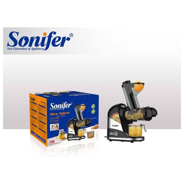  Sonifer SF-5540 - Slow Juicer - 150W - Black 