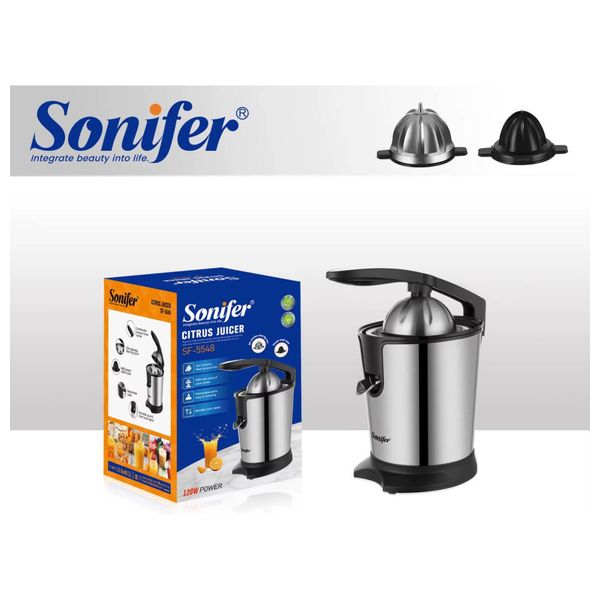  Sonifer SF-5548 - Electric Citrus Juicer - 120 W - Silver 