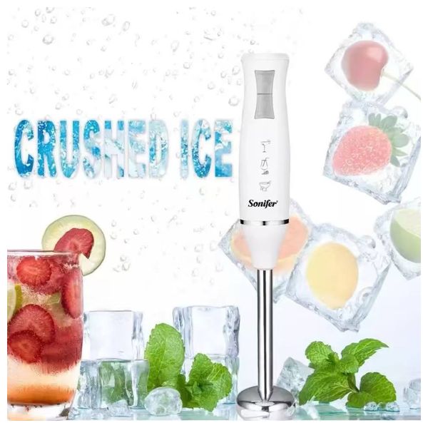  خلاط يدوي سونيفر كهربائي - 400 واط - 700 مل - SF-8026 - ابيض 