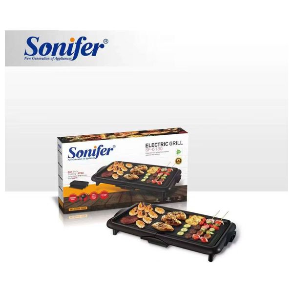  Sonifer SF-6130 - Electric Flat Grill - 2000W - Black 