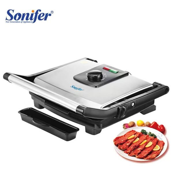  Sonifer SF-6012 - Electric Grill - Silver 