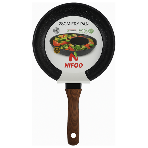  Nifoo Frypan Set - 3 pieces - Black 