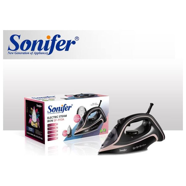  Sonifer SF-9113 - Steam Iron - 2400W - Black 
