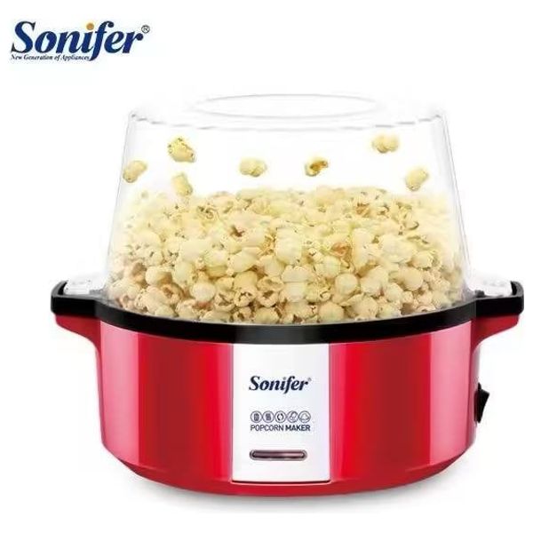  سونيفر ماكنة صنع الفشار - 700 واط - SF-4015 - احمر 