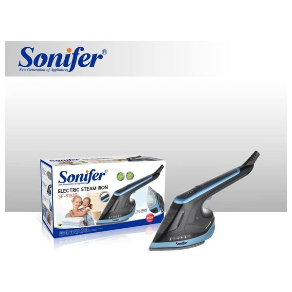  مكواة سونيفر بخار كهربائية - بقوة 1800 واط - اسود 