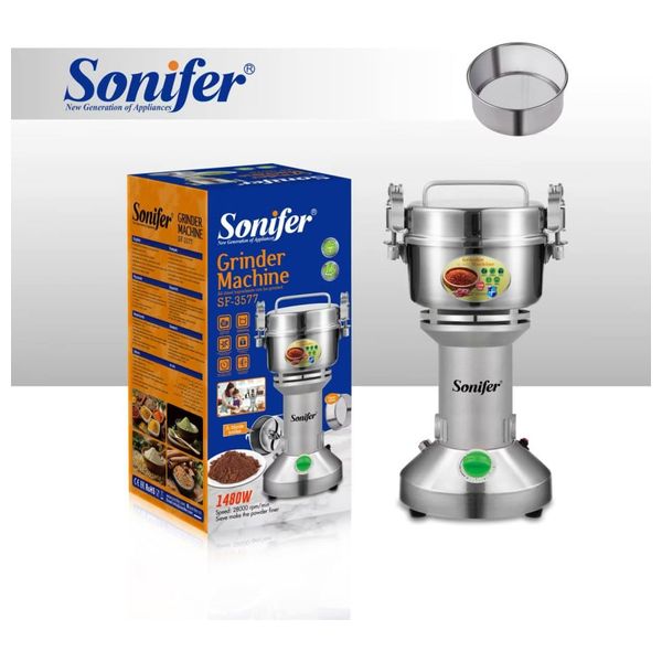 مطحنة كهربائية سونيفر - 1480 واط - بسرعة 28000 دورة / دقيقة - سلفر
