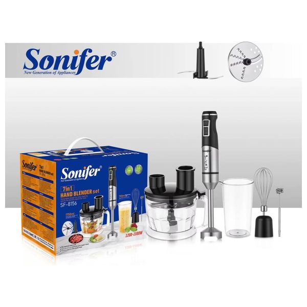  خلاط يدوي سونيفر - بقوة 1500 واط - اسود 