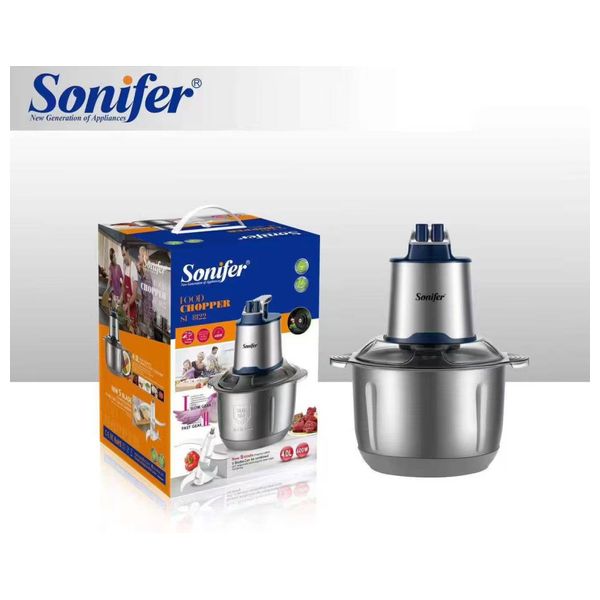  Sonifer SF-8122 - Food Chopper - 4L - 600W - Nickel Copper 