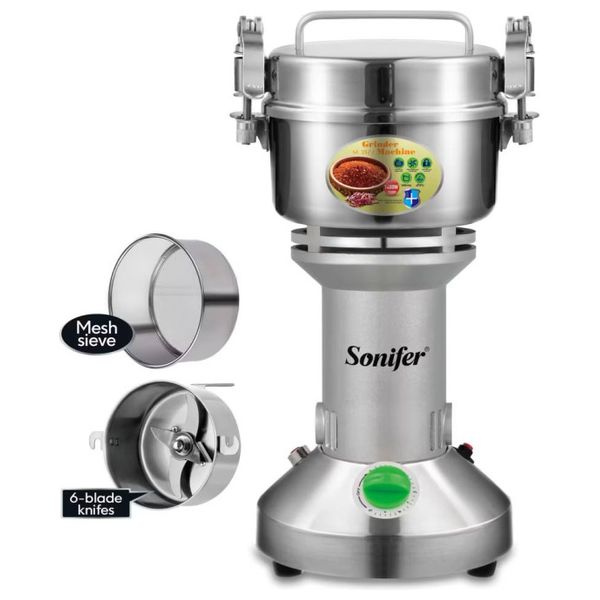 مطحنة كهربائية سونيفر - 1480 واط - بسرعة 28000 دورة / دقيقة - سلفر