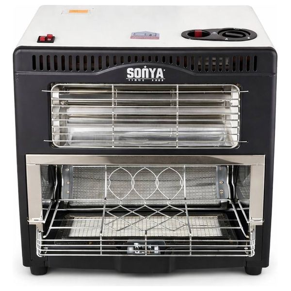  SONYA Dual Fuel Gas & Electric Heater with Safety System and Wheels 