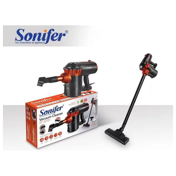  مكنسة كهربائية سونيفر محمولة - 600 واط - SF-2226 - اسود 