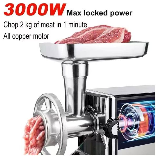  سونيفر مفرمة لحوم - 3000 واط - SF-5001 - بني 