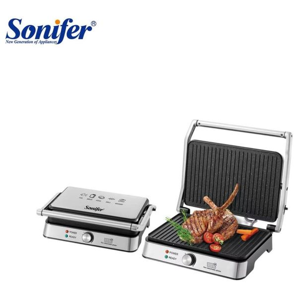  الشواية الكهربائية سونيفر - بقوة 1800 واط - سلفر 