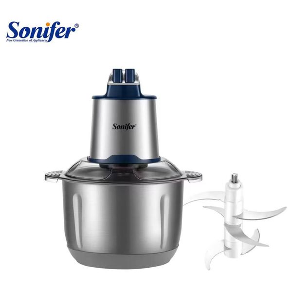 Sonifer SF-8122 - Food Chopper - 4L - 600W - Nickel Copper 