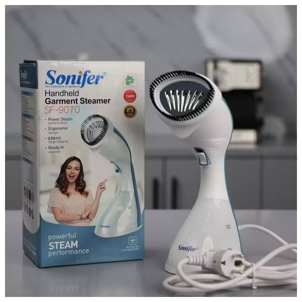 Sonifer Handheld Garment Steamer - 1500 W - White