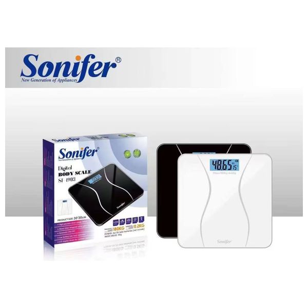  Sonifer SF-1903 - Digital Body Scale - White 
