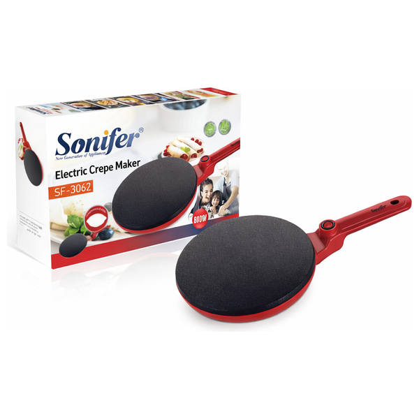  Sonifer SF-3062- Cake Maker - 800W - 24cm - Red 