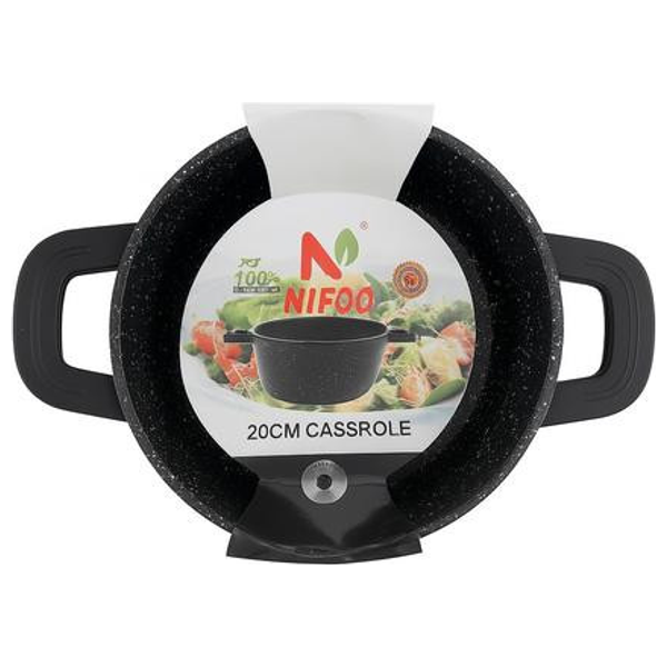  Nifoo Casserole 24Cm - Black 
