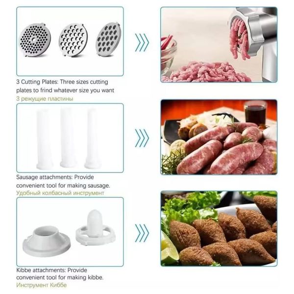  سونيفر مفرمة لحم - 3000 واط - SF-8022 - نيكل نحاسي 