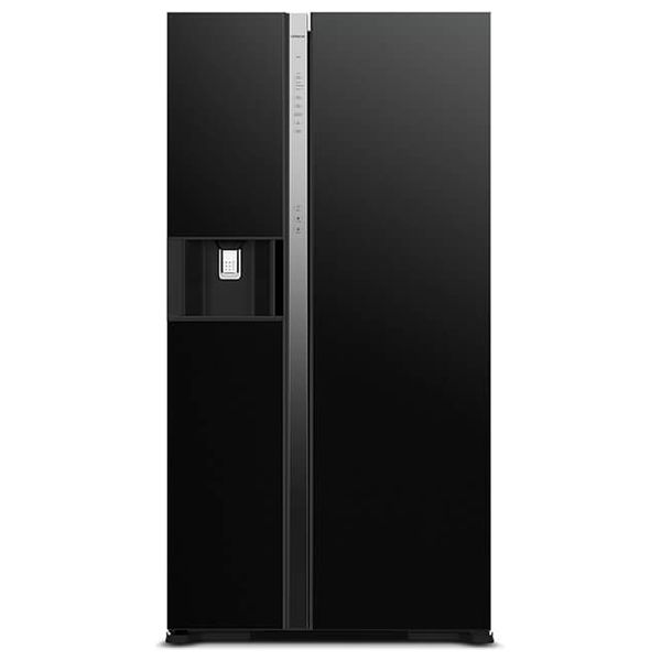  Hitachi R-SX700GPUQ0 - 26ft - Side By Side Refrigerator - Glass Black 